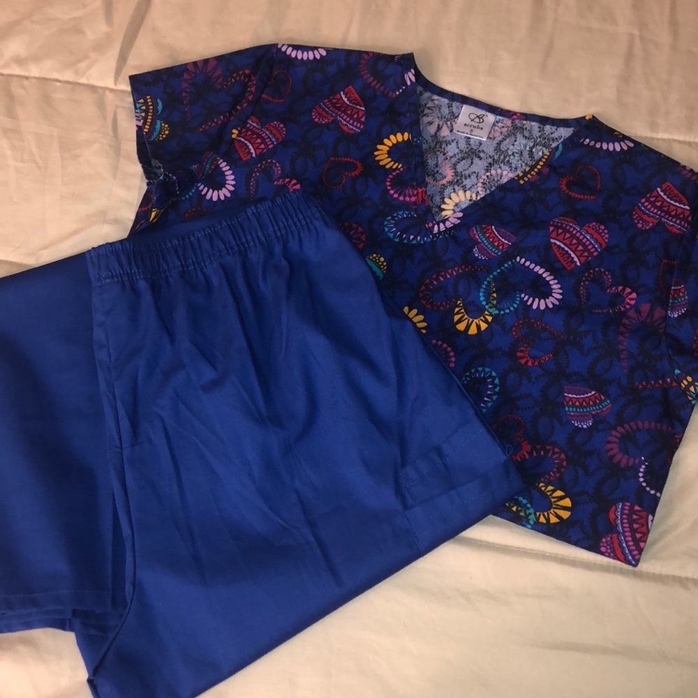 Blue Scrub Pants